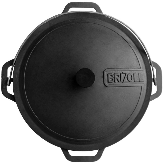 деталь Litinový kotlík s poklíčkou Brizoll 4L WOK Asia