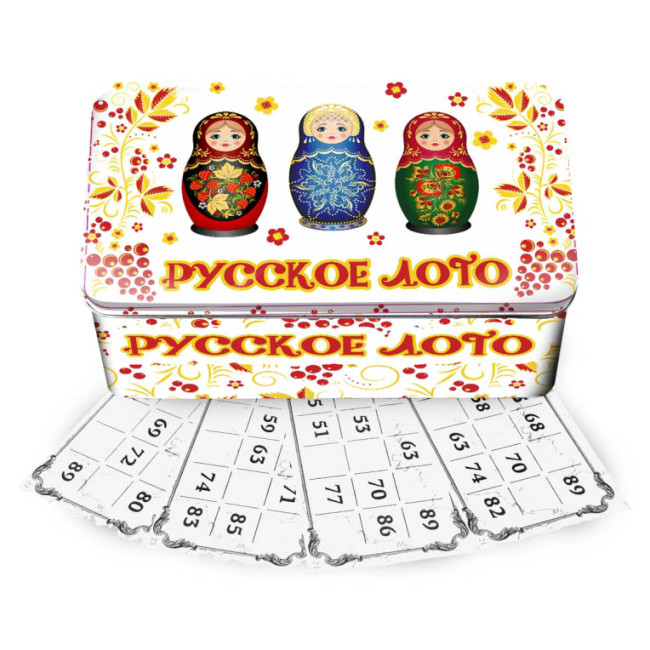 деталь Stolní hra Loto 3 Matrešky Metal Box