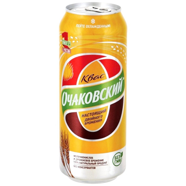 деталь Kvas Očakovskij plechovka 0,5L