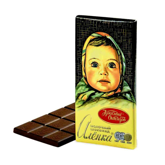 деталь Mléčná Čokoláda Alenka 90g