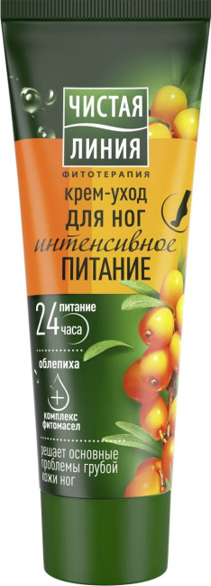деталь Крем для ног Интенсивное питание 75 мл Чистая линия