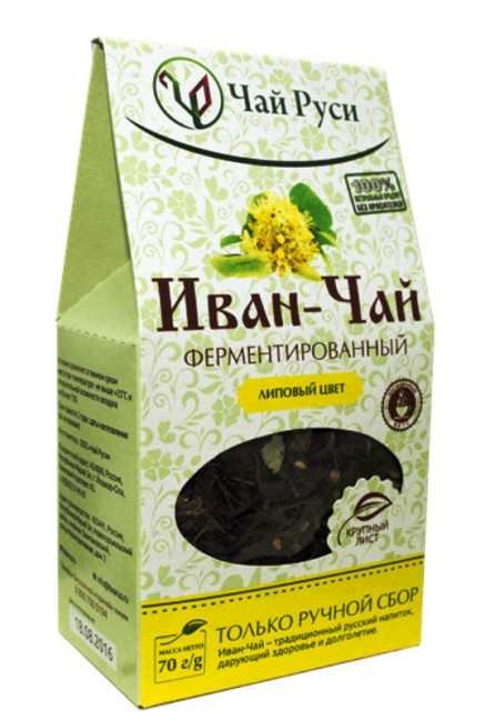 деталь Иван-чай с цветками липы 70г Чай Руси