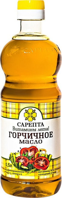 деталь Горчичное масло Sarepta 0,5Л