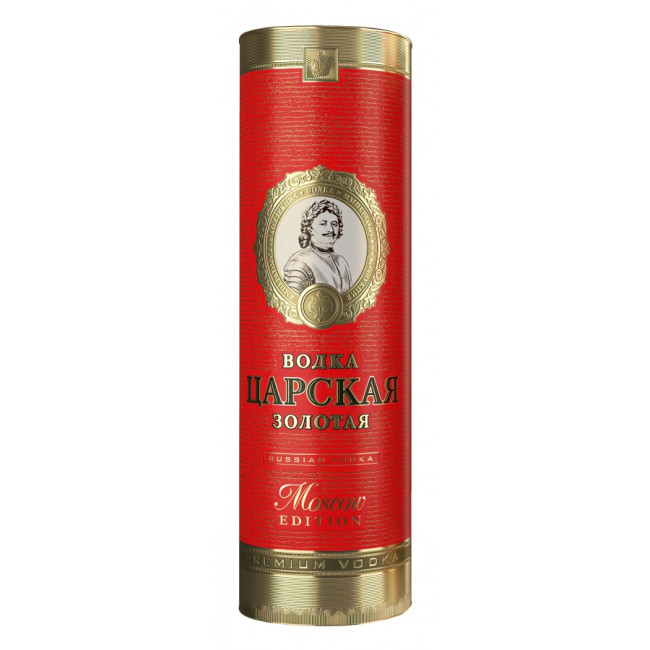 деталь Водка Царская Moscow Edition 1Л 40% в тубусе
