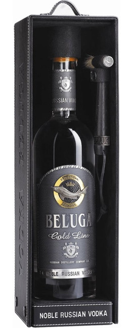 деталь Водка Beluga Gold Line 40% 0,7Л в кожаной коробке