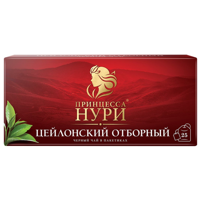 деталь Čaj černý Princessa Nuri 25x2g