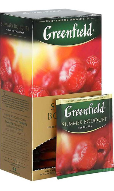 деталь Čaj Greenfield Summer Bouquet 25*2g