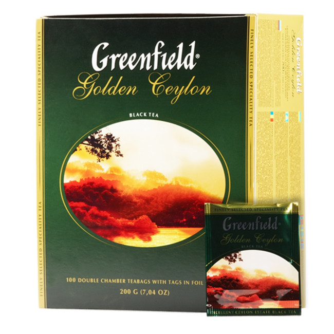деталь Čaj černý Golden Ceylon 100*2g Greenfield