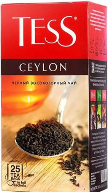 деталь Černý čaj Tess Kenya 25*2g