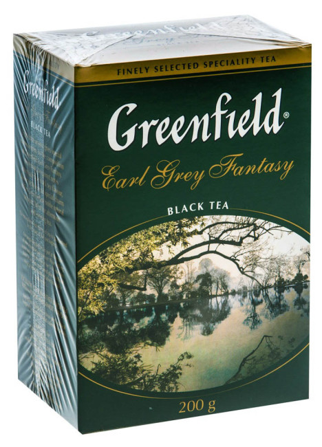 деталь Чай черный листовой Earl Grey Fantasy 200г Greenfield