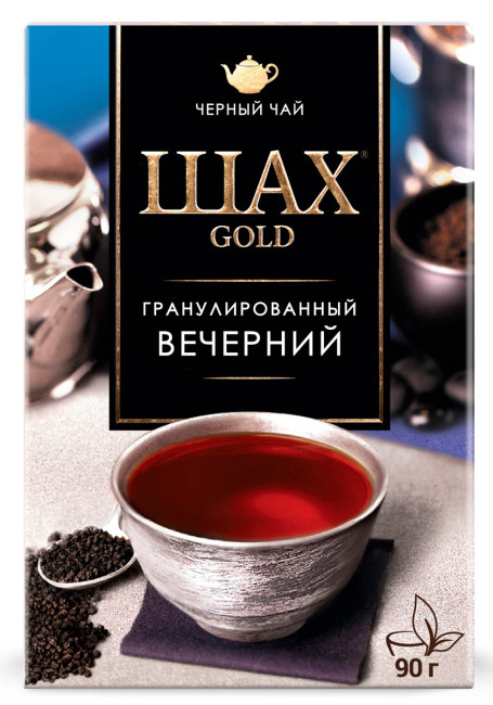 деталь Černý čaj Šach Gold 230g