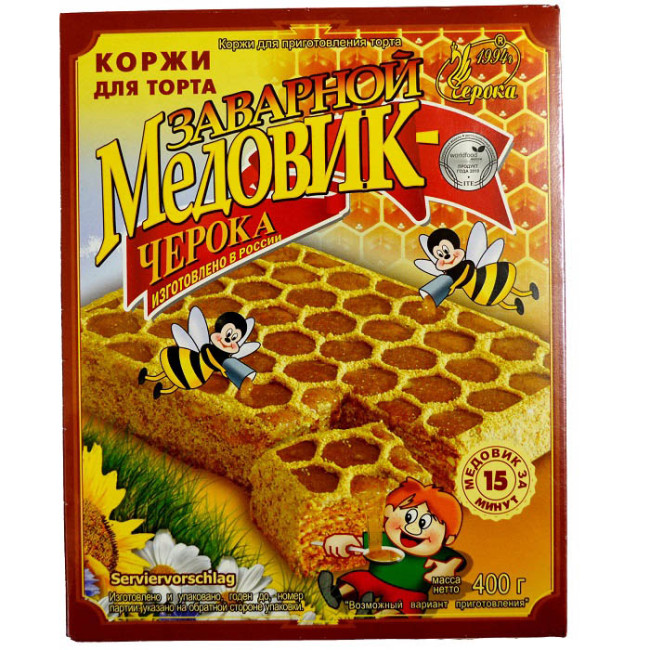 деталь Koržy na dort medový ryžyk čeroka 400g