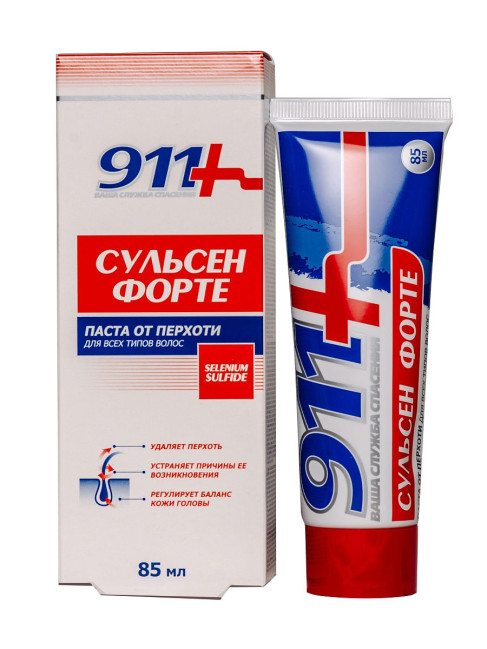 деталь Sulsen forte pasta na vlasy proti lupům 85ml