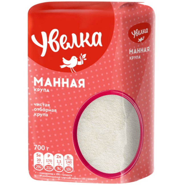 деталь Krupicová kaše Uvelka 700g
