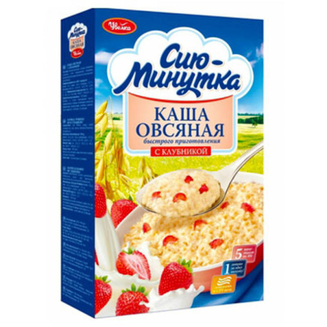 деталь Uvelka Ovesná kaše s jahodami 5*40g