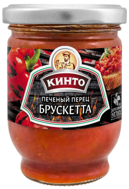деталь Pečená paprika brusketa Kinto 265g