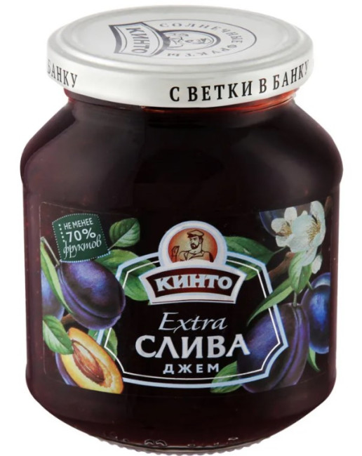деталь Джем сливовый Кинто 400г Экстра