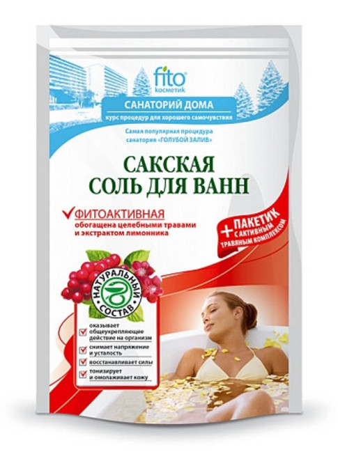 деталь Соль для ванн Сакска Фитоактивность 530г Fito Cosmetic