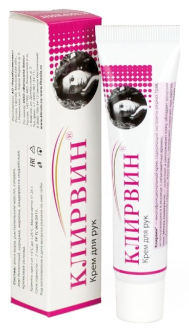 деталь Krém na ruce Klirvin 25g