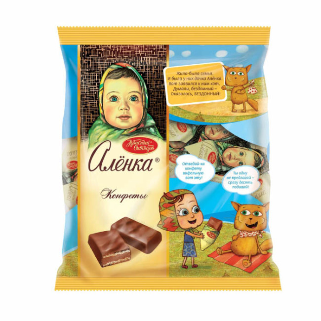 деталь Čokoládové bonbony Alenka 250g