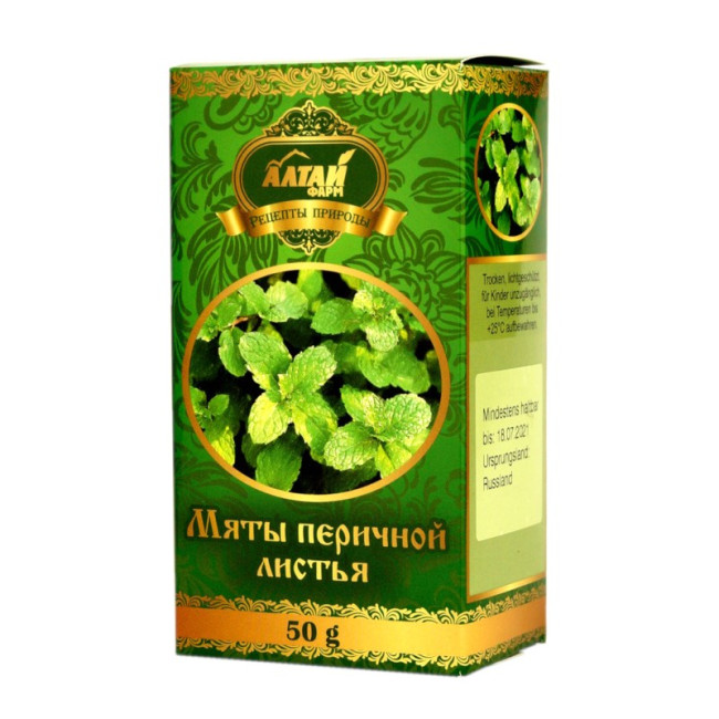 деталь Máta peprná listy 50g Altaj