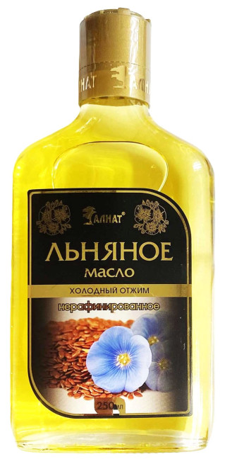 деталь Масло льняное нерафинированное 250мл Alnat