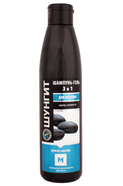 деталь Šampon šungit mentol pro muže 330ml
