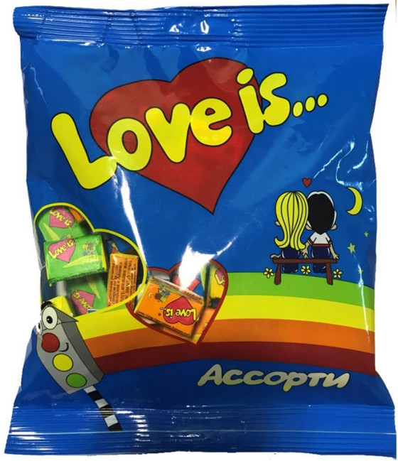деталь Žvýkačka Assorti Love is...210g