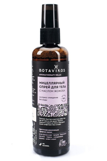деталь Micelární tělový sprej jojobový olej 100ml Botavikos