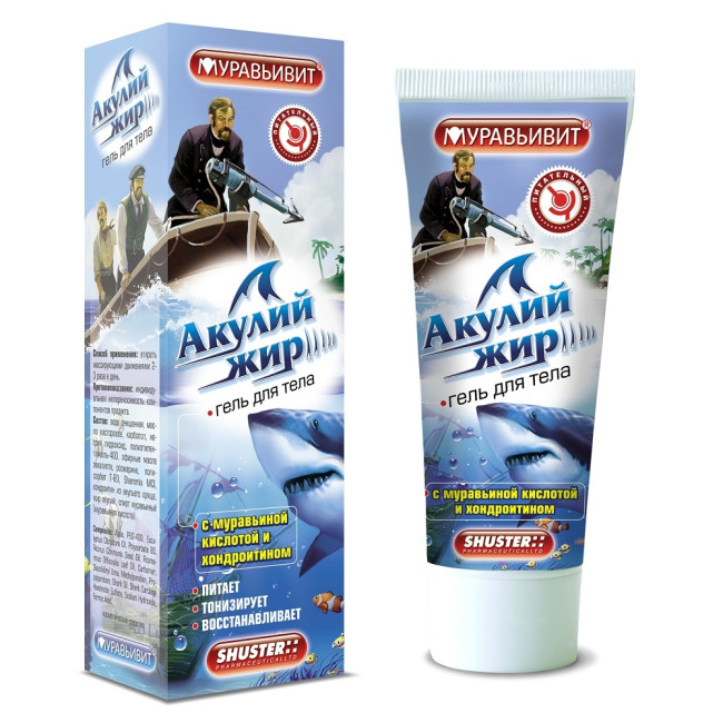 деталь Гель для тела Акулий жир 70м Муравьивит