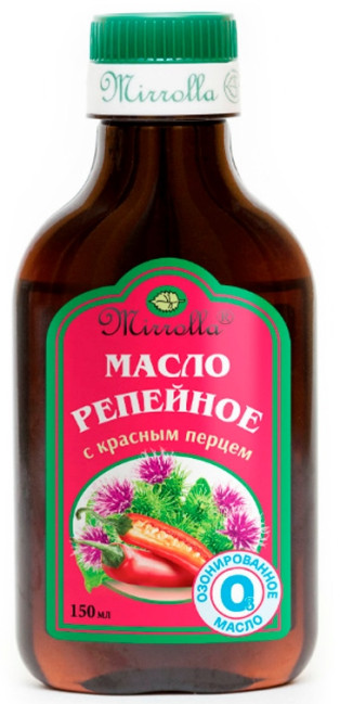 деталь Репейное масло с перцем 100мл Мирролла