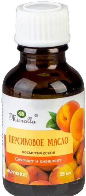 деталь Kosmetický broskvový olej Mirrolla 25ml