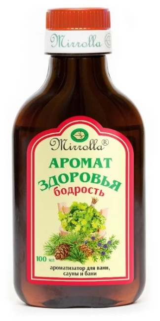 деталь Ароматизатор для сауны Бодрость 100мл Mirrolla Аромат здоровья