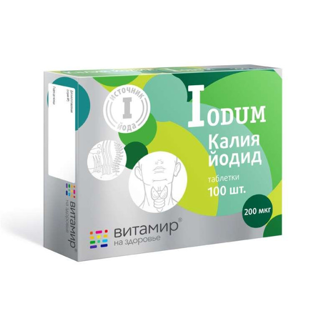 деталь Kalium a jod Vitamir 100tbl Iodum