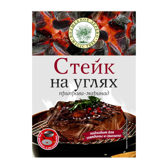 деталь Приправа стейк на углях 30г В.Д.