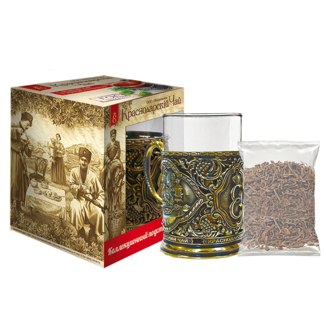 деталь Podstakannik Kolection +černý čaj 30g