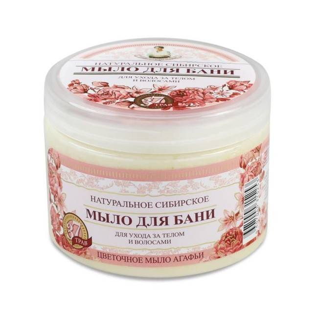 деталь Květinové mýdlo Agafia R.B.A. 500ml