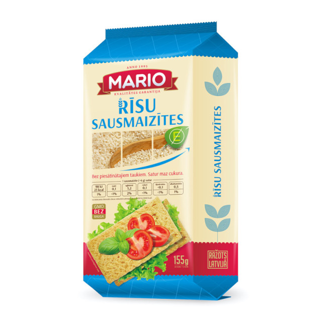 деталь Хлебцы рисовые 155г Mario 