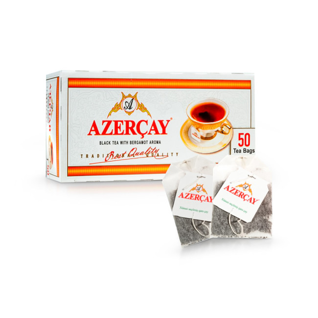 деталь Černý azerčaj s bergamotem 25*2g