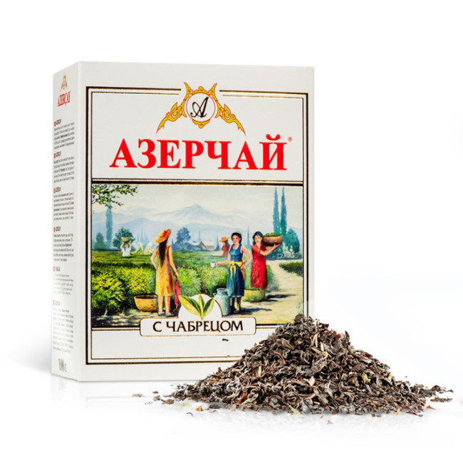 деталь Černý Azerčaj s čabrecom 100g