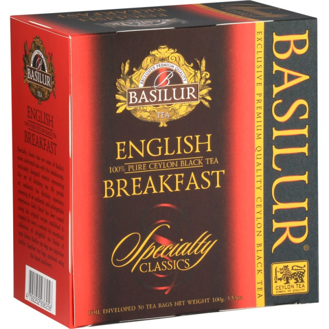 деталь Чай черный English Breakfast 50*2г Basilur