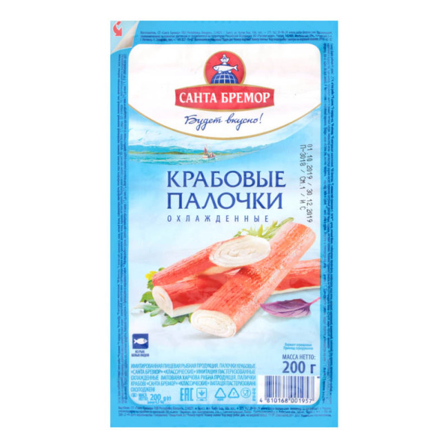 деталь Крабовые палочки Vici 200г