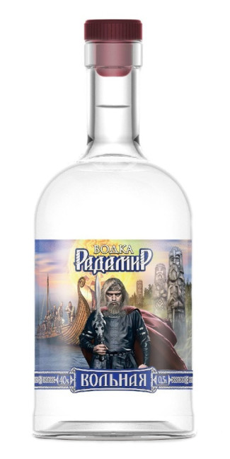 деталь Водка Радамир Вольная 0,5L 40%