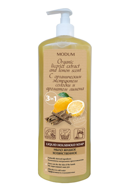 деталь Tekuté mýdlo lékořice a citrón 925ml Modum Hozyajstvennoe