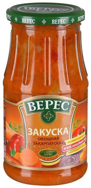 деталь Nakládaná zelenina Zakarpatská 500g