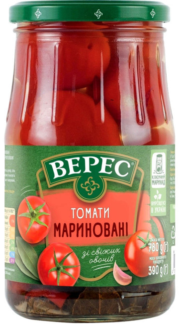деталь Nakládaná rajčata Veres 380g