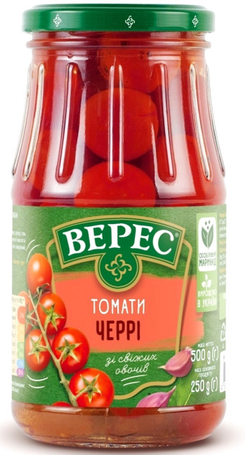 деталь Nakládaná rajčata Cherry VERES 250g