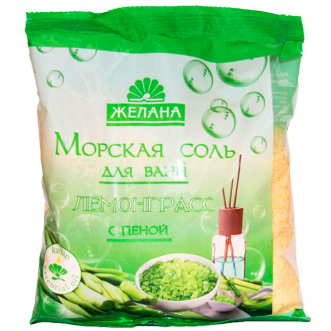 деталь Морская соль Лемонграсс 500г Желана