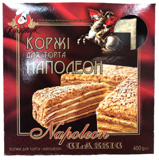 деталь Коржи для торта Наполеон 400г Кухарчук