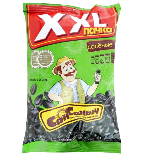 деталь Smažená semínka solená San Sanyč 285g
